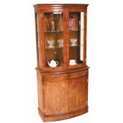 Bow Fronted Display Cupboard