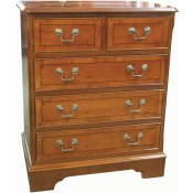 Small 5 Drawer Inlaid Chest