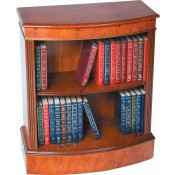 Low Narrow Bow Bookcase