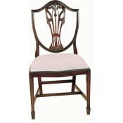 Shieldback Prince of Wales Feathers chair
