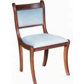 Upholstered Sabre Leg Chair