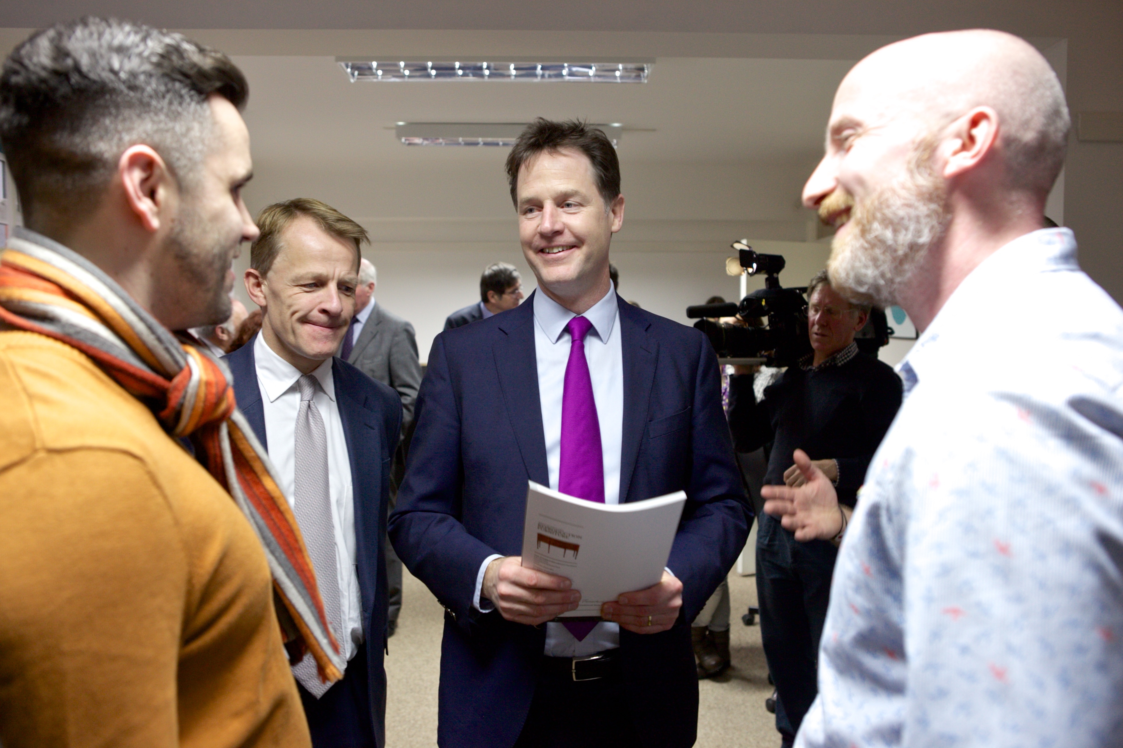 Nick Clegg meets Ricky Jackson from Reproduction Furniture Nick Clegg meets Ricky Jackson from Reproduction Furniture